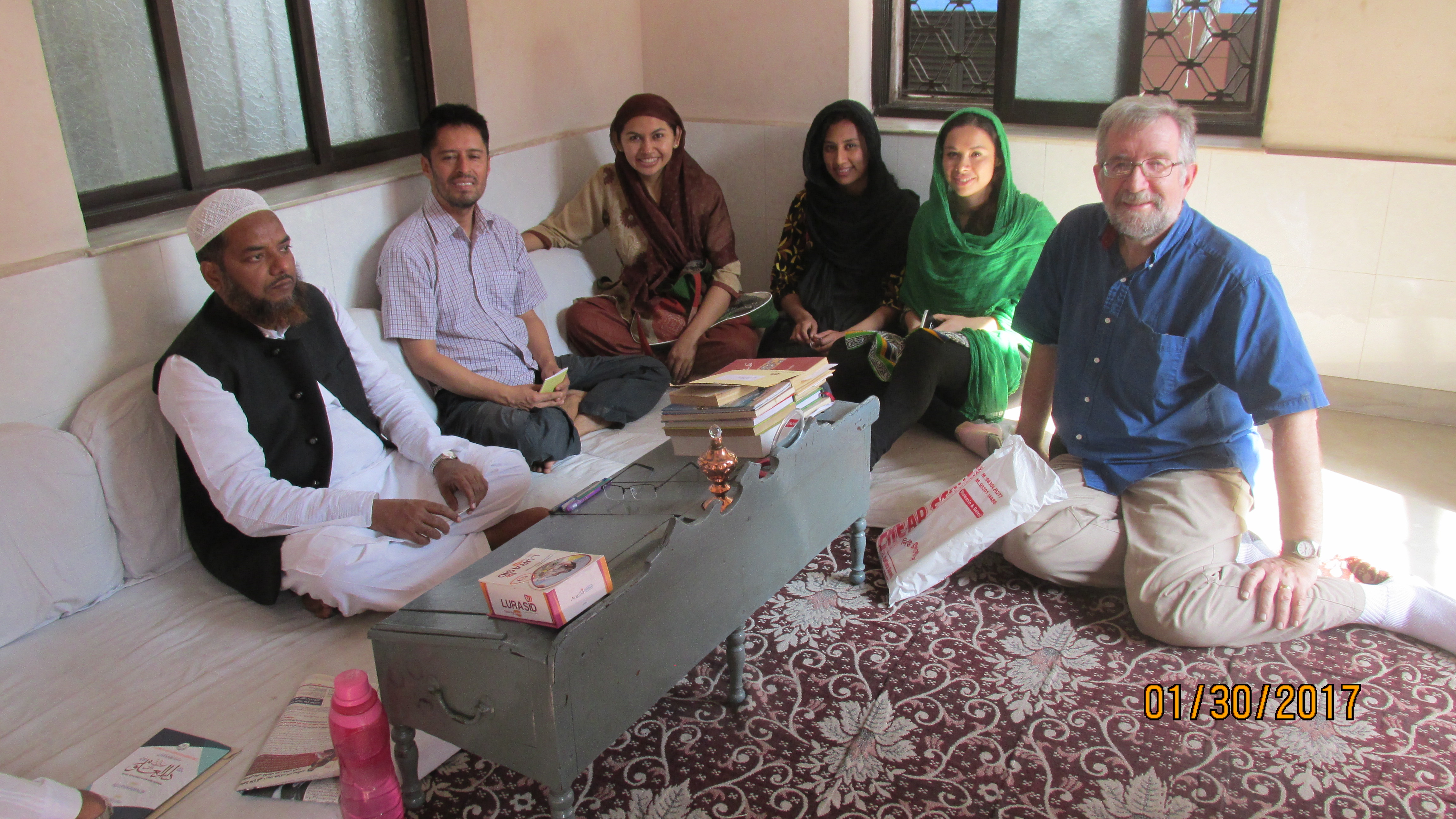 This is our time visiting with the head Imam of Kolkata in 2017